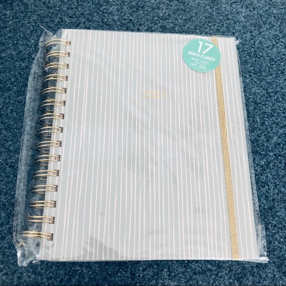 NWT 2021 Papersource Planner, Blush Stripe - Picture 6 of 11